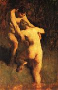 Jean Francois Millet Two Bathers oil painting